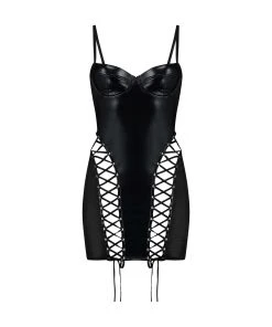 Slipdress Mesh Lace-up -Hunkemöller World 185073 5 1