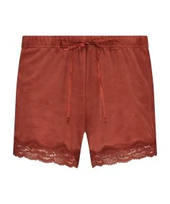 Shorts Aus Velours Mit Spitze 8 Shorts Aus Velours Mit Spitze -Hunkemöller World 195957 5 10