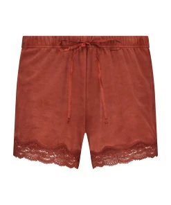 Shorts Aus Velours Mit Spitze -Hunkemöller World 195957 5