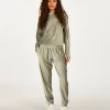 Jogginghose Velours Rib