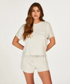 Top Mit Kurzen Ärmeln Rib -Hunkemöller World 201795 3 3