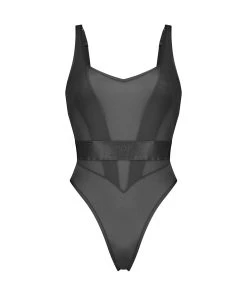 Hoch Ausgeschnittener Body Glossy -Hunkemöller World 202284 5