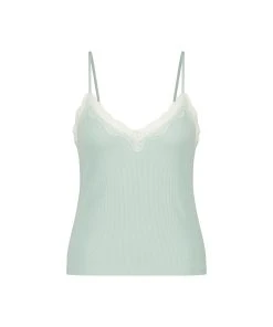 Top Cami Rib Lace Contrast 10 Top Cami Rib Lace Contrast -Hunkemöller World 202318 5 1